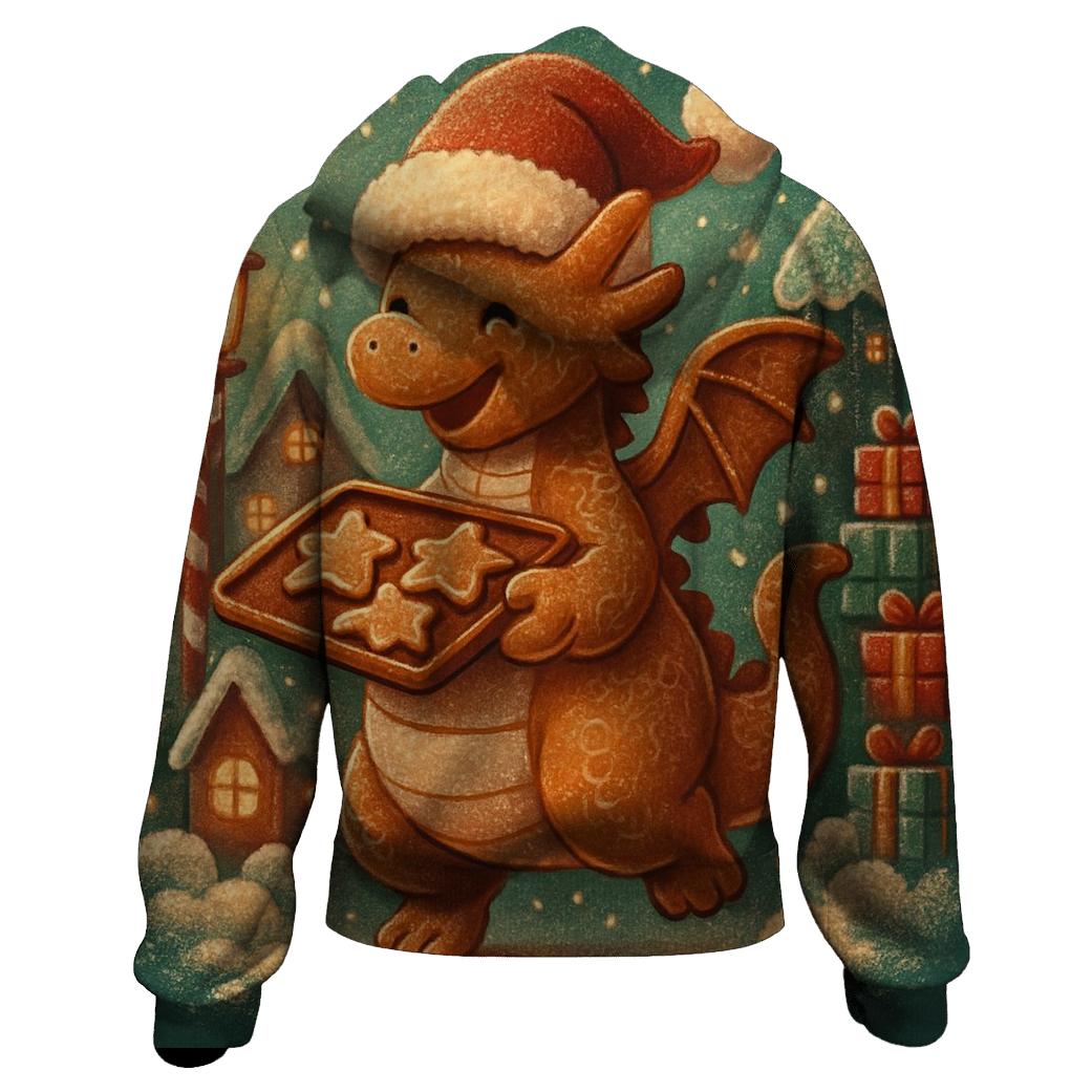 Gingerbread Dragon Bakery Blizzard hoodie designs