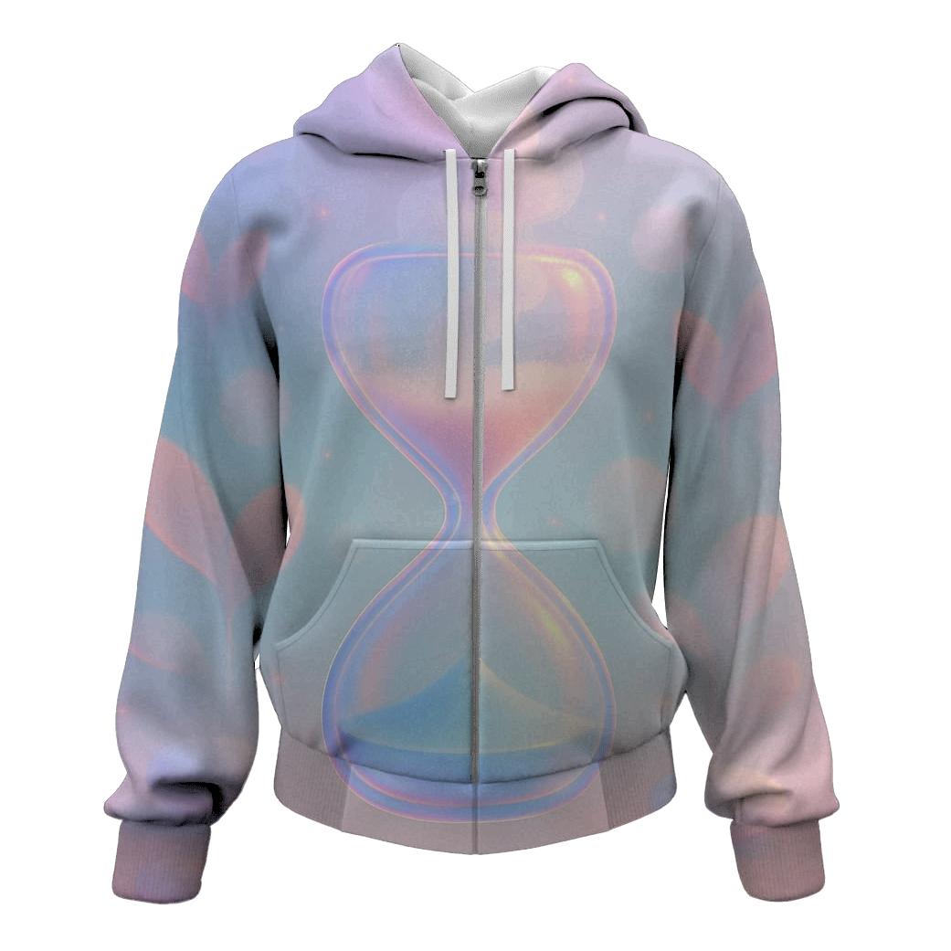 Aurora Sandglass Garden printed hoodies