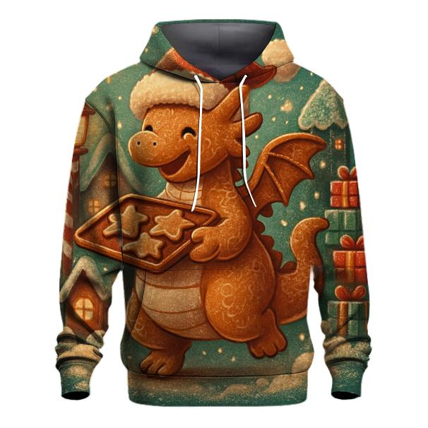 Gingerbread Dragon Bakery Blizzard designer hoodies