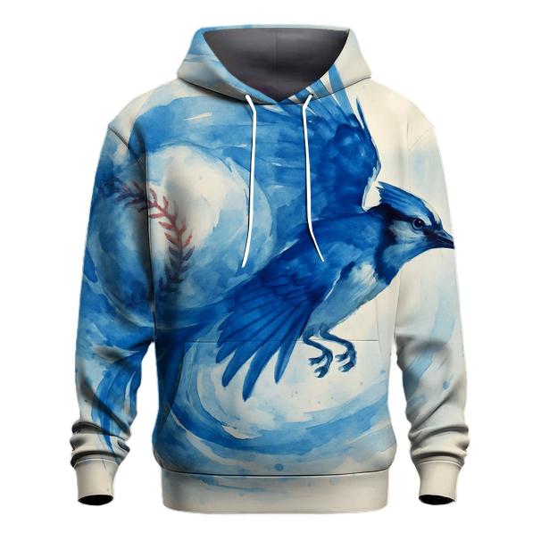 Fastball Spiral With Blue Jays Flight graphic hoodies