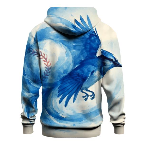 Fastball Spiral With Blue Jays Flight graphic hoodies