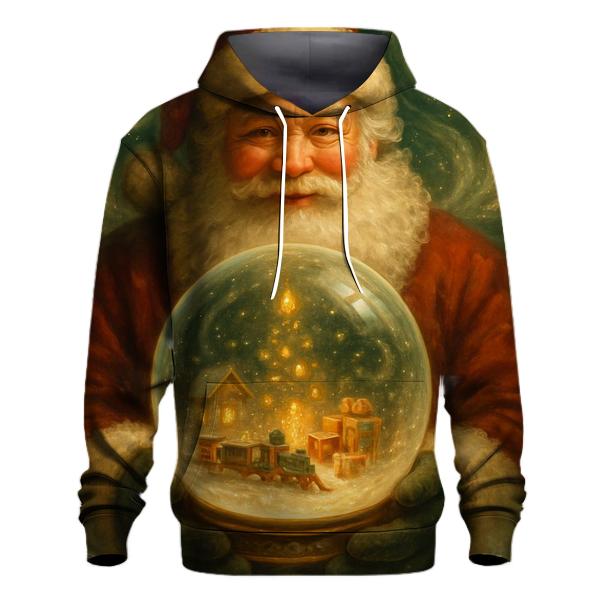 Workshop Snow Globe Master Santa pullover hoodies