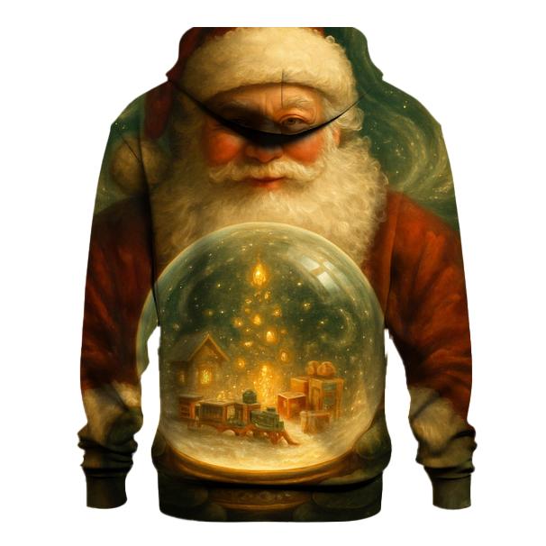Workshop Snow Globe Master Santa pullover hoodies