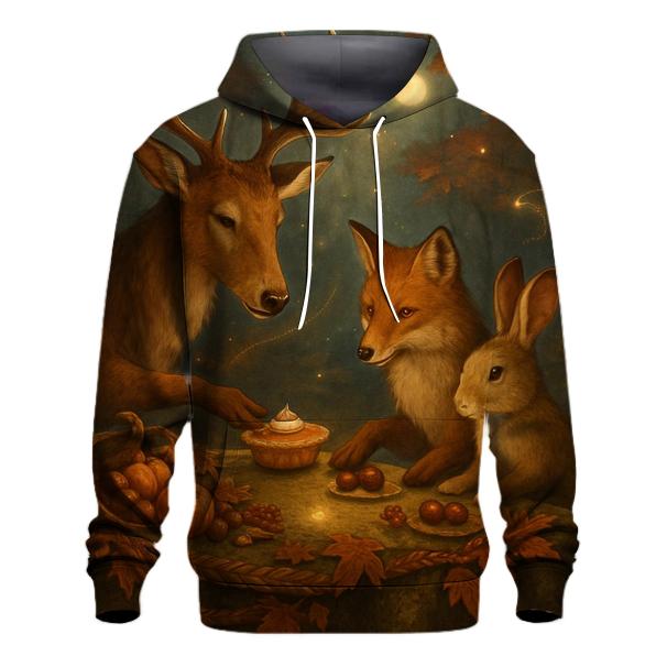 Moonlit Maple Feast For Woodland Friends hoodies fashion