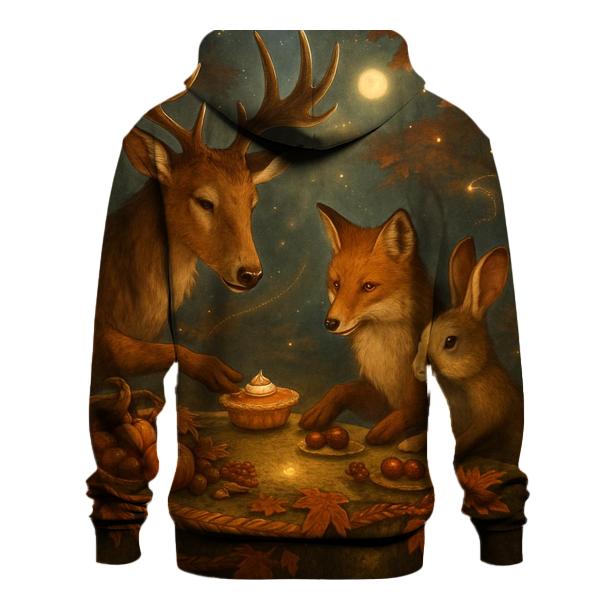 Moonlit Maple Feast For Woodland Friends hoodies fashion