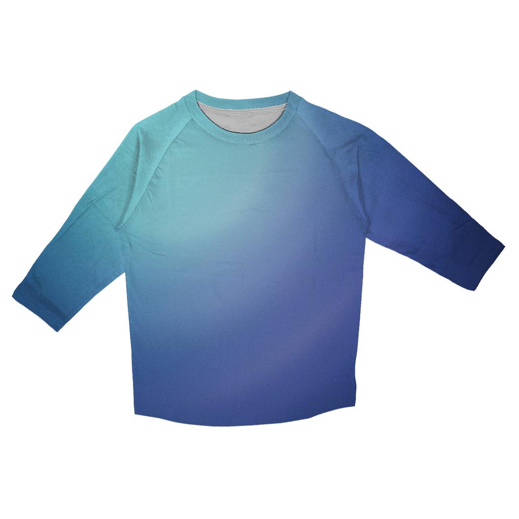 Polar Halo Drift Gradient casual three quarter sleeve shirts