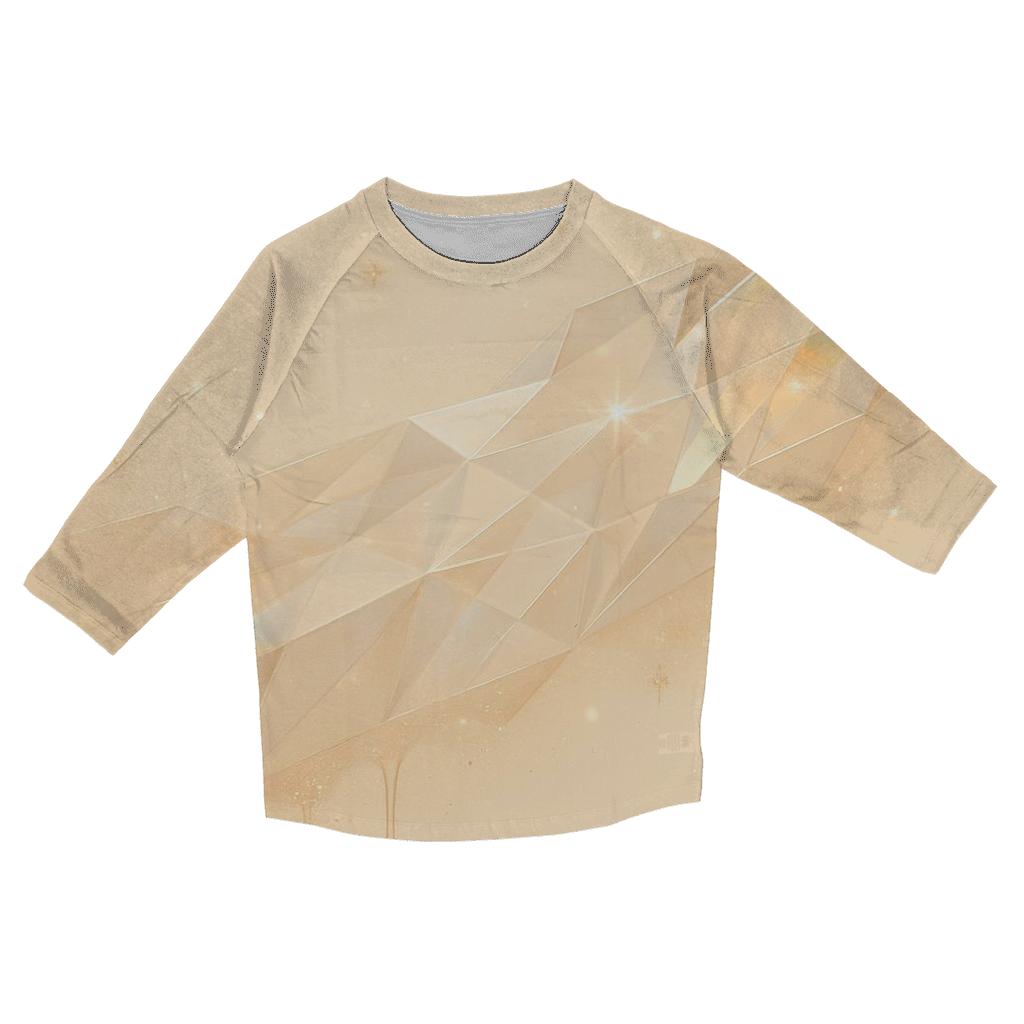 Champagne Prism Veil designer 3/4 sleeve blouses