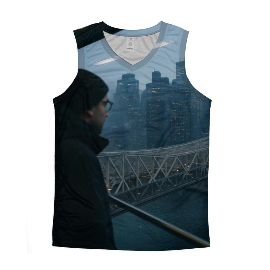 Roosevelt Island Tram Window Midtown Drift cotton sleeveless tops