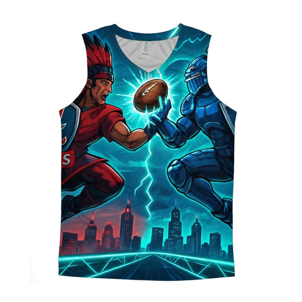 Skybridge Clash Braves Versus Cubs Gridiron trendy fitted tank tops