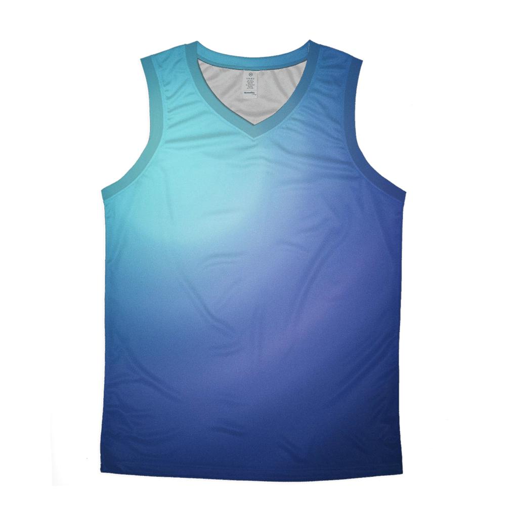 Polar Halo Drift Gradient cotton sleeveless tops