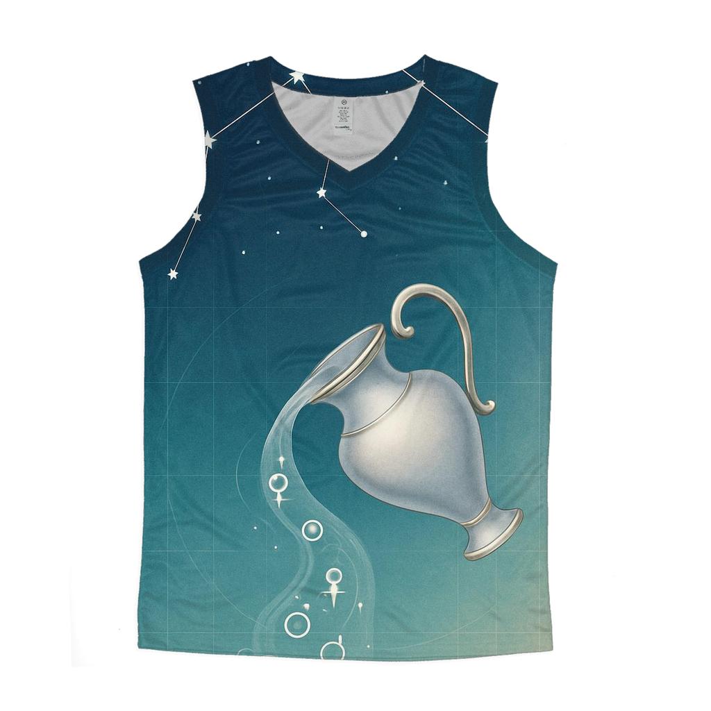 Aquarius Water Bearer Star Chart Vessel custom tank tops