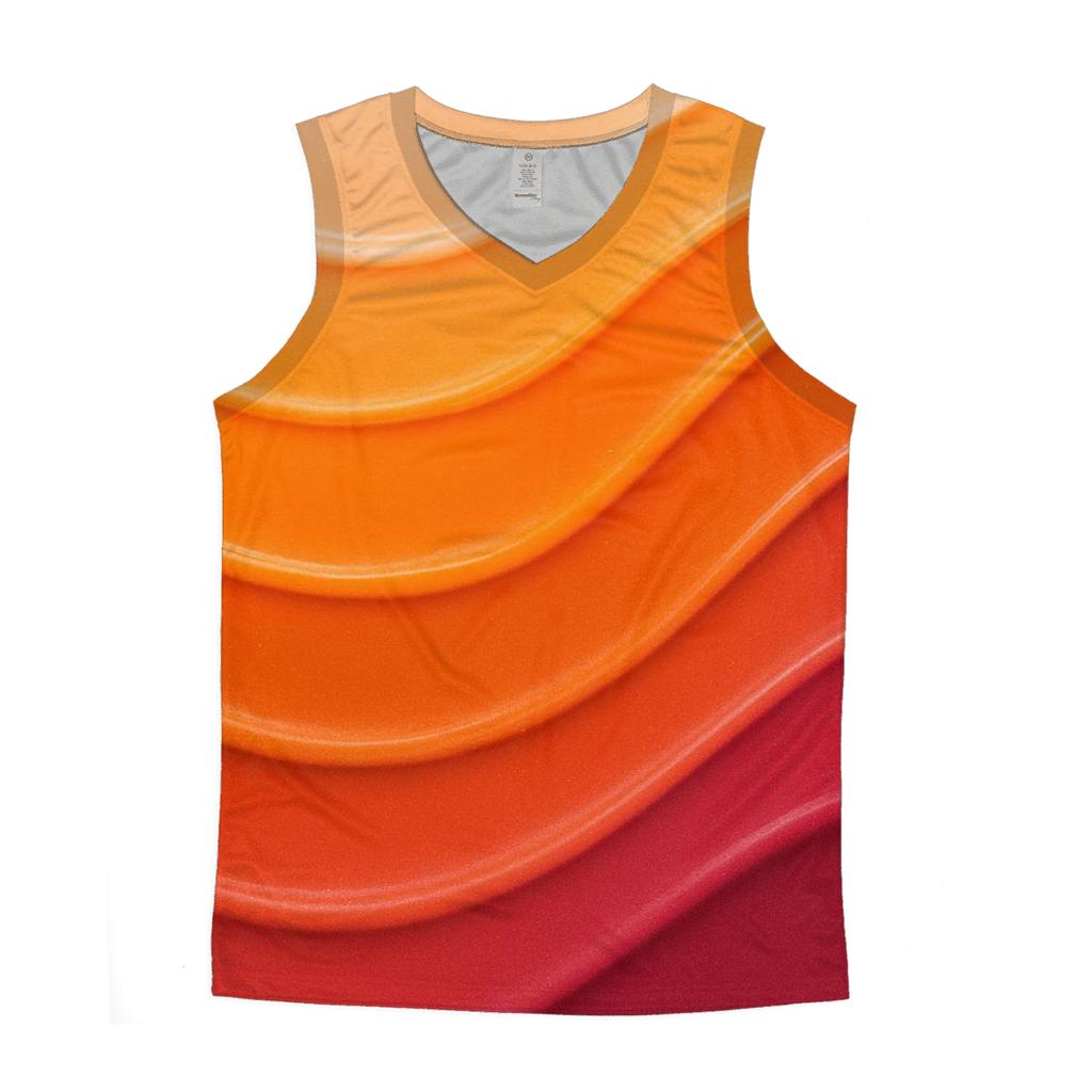 Molten Orchard Gradient Flow trendy fitted tank tops