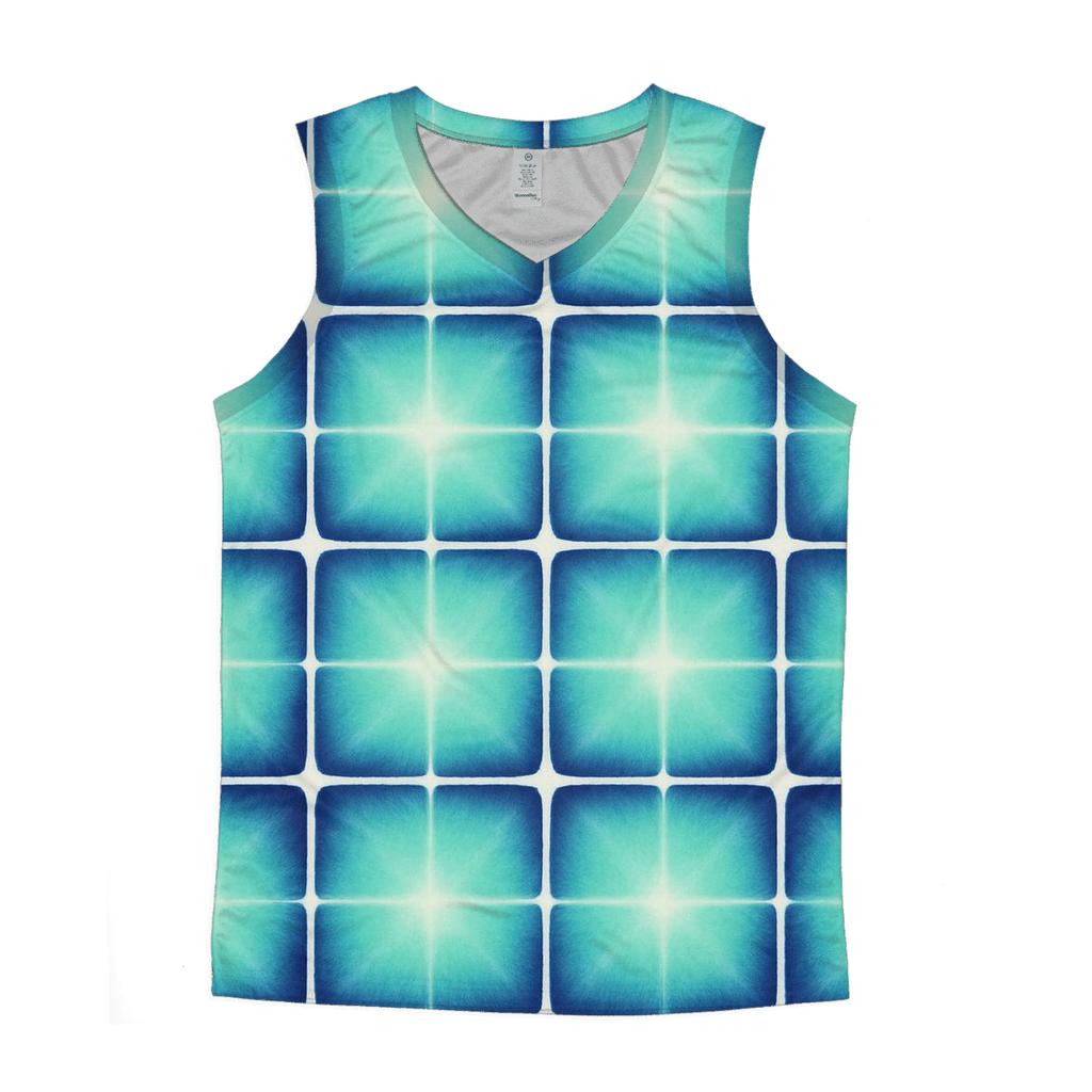 Aurora Itajime Clamp Grid trendy fitted tank tops