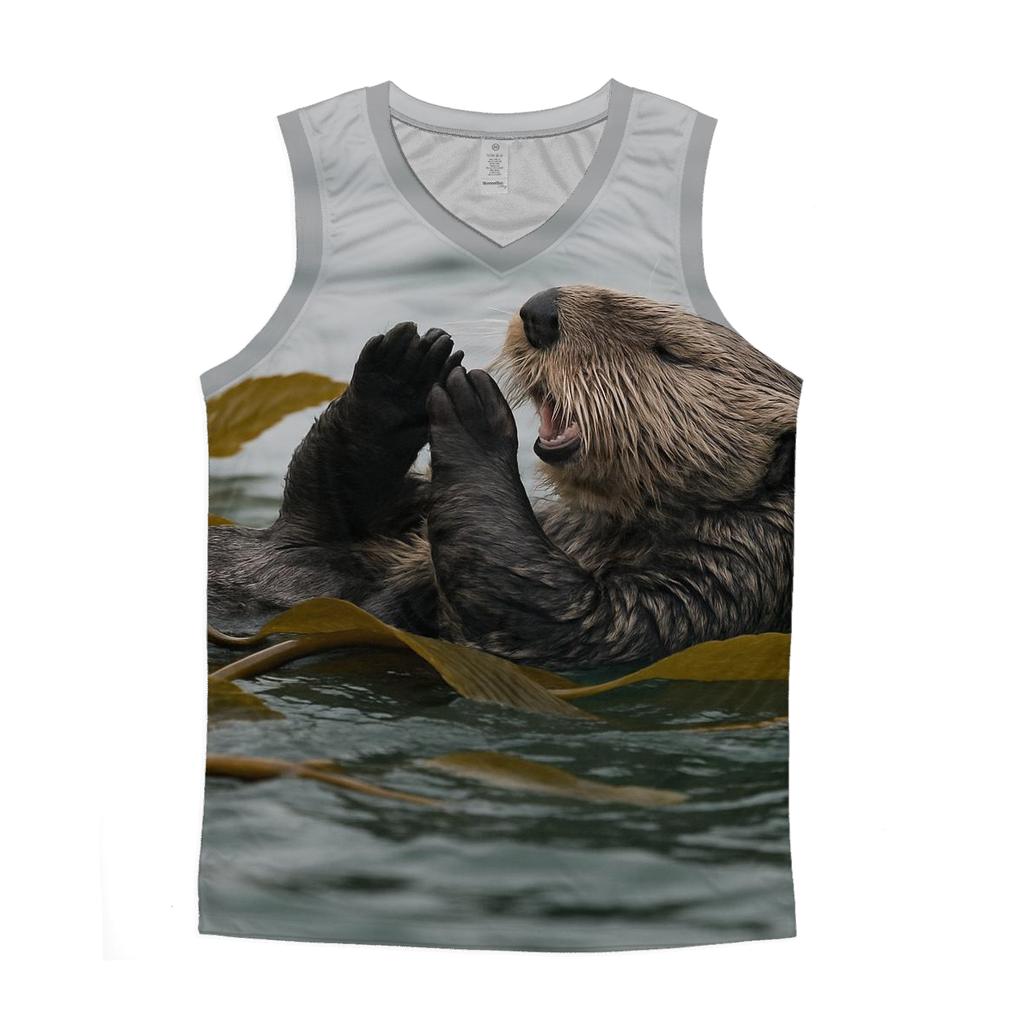 Kelp Forest Pivot Sea Otter custom tank tops
