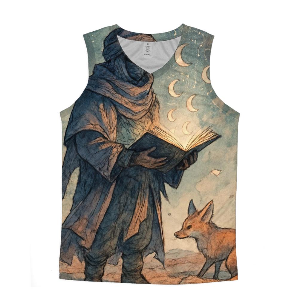 Desert Librarian Of Shattered Moons stylish racerback tanks
