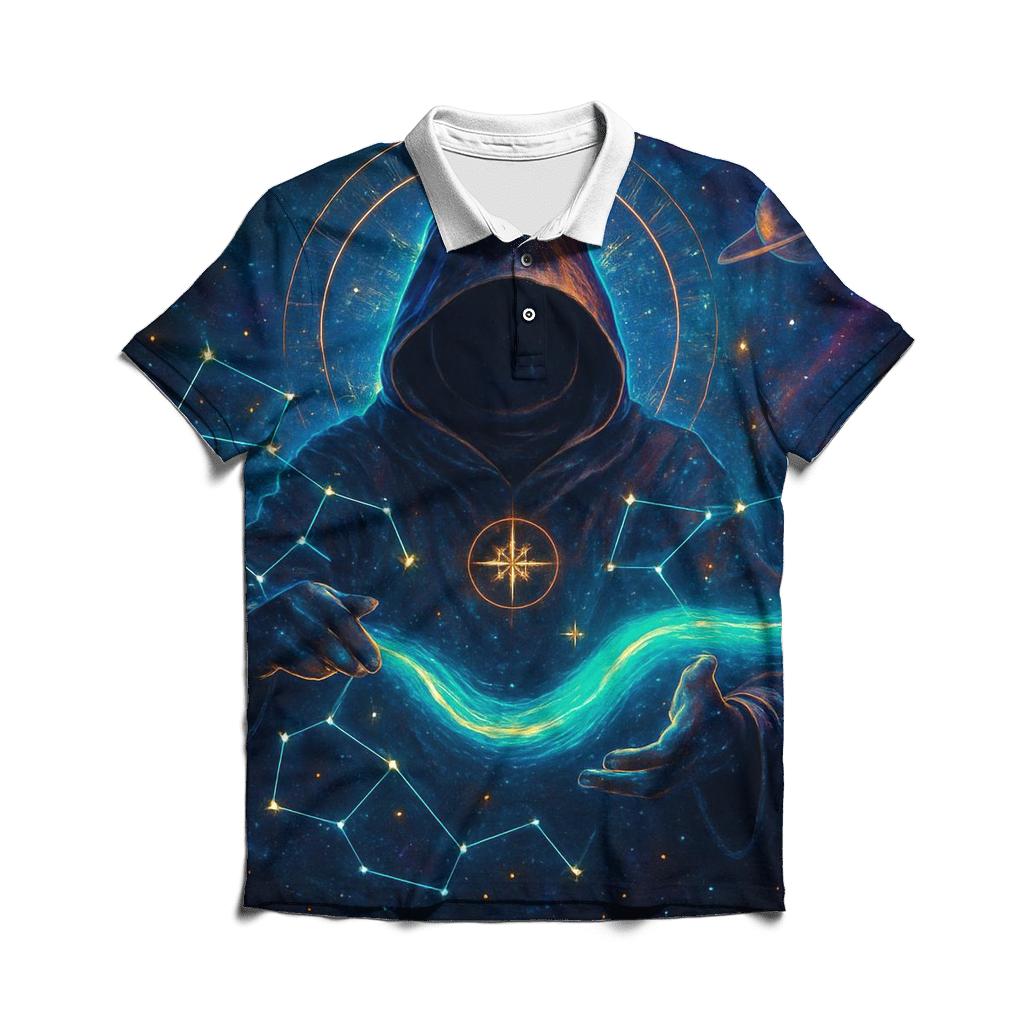 Aurora Loom Of The Star Cartographer custom polo shirts
