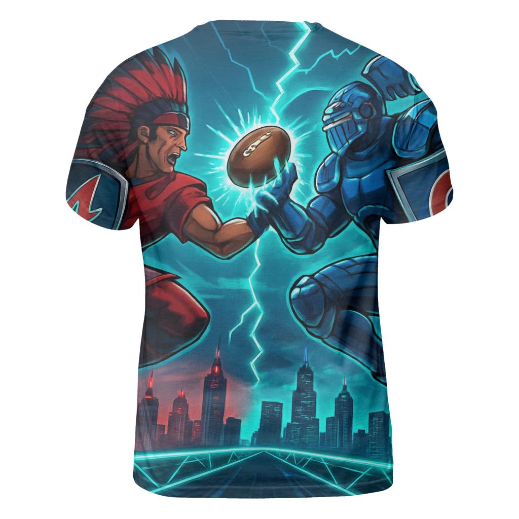 Skybridge Clash Braves Versus Cubs Gridiron designer pattern shirts