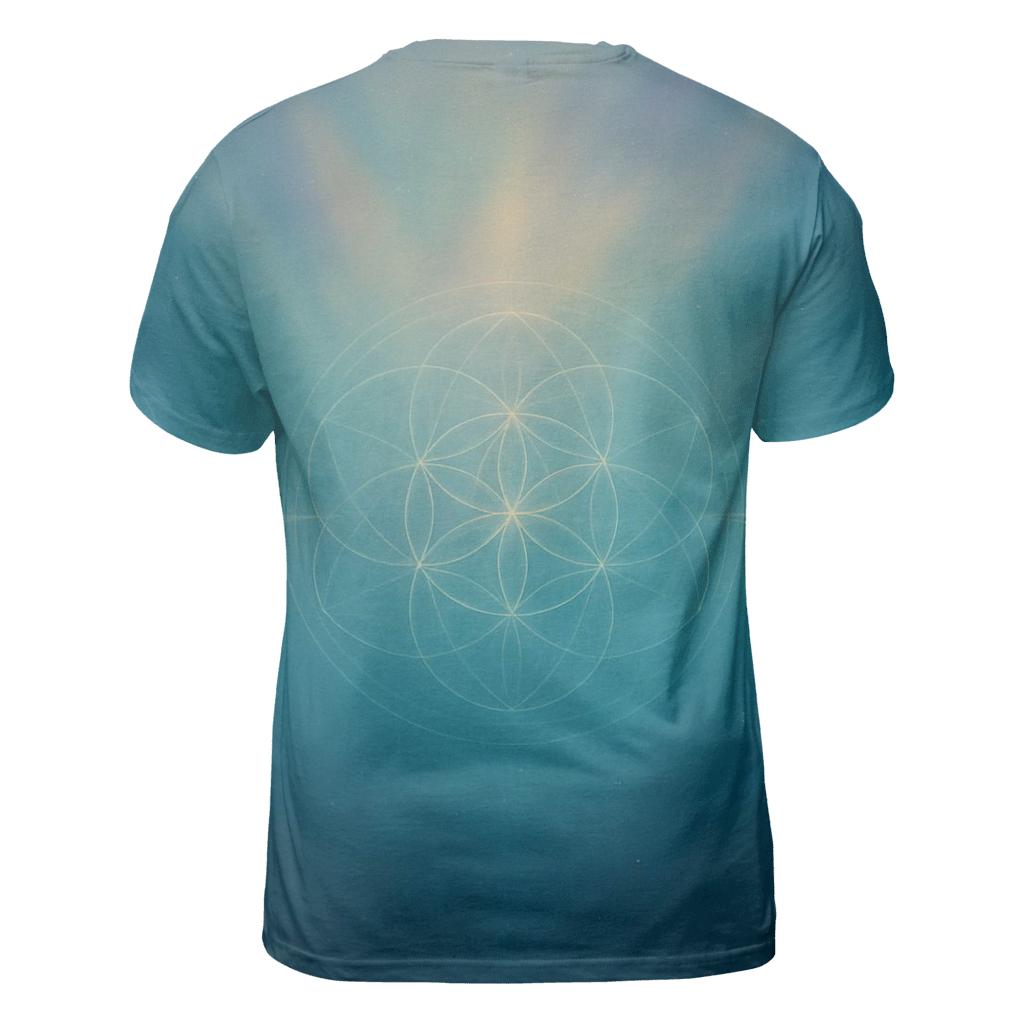 Aurora Breath Geometry unique graphic print tees