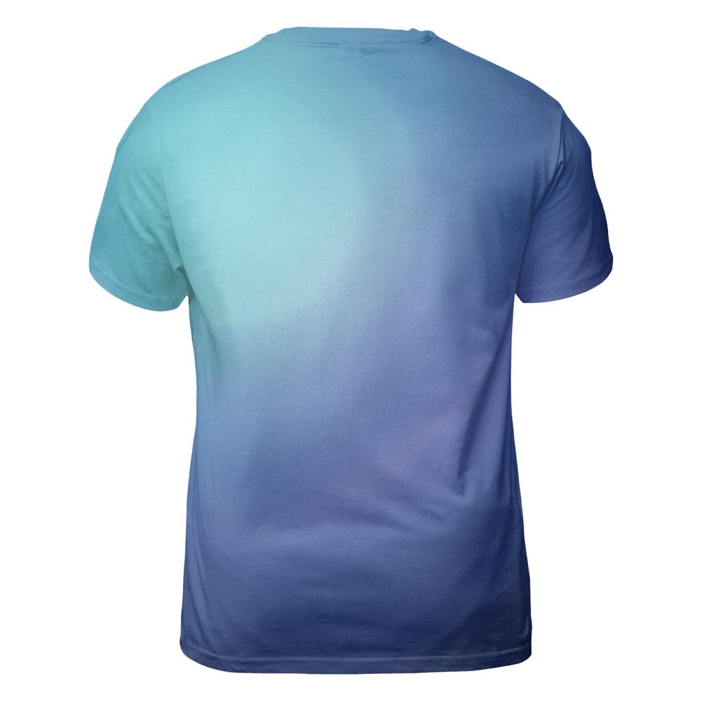Polar Halo Drift Gradient creative print fashion shirts