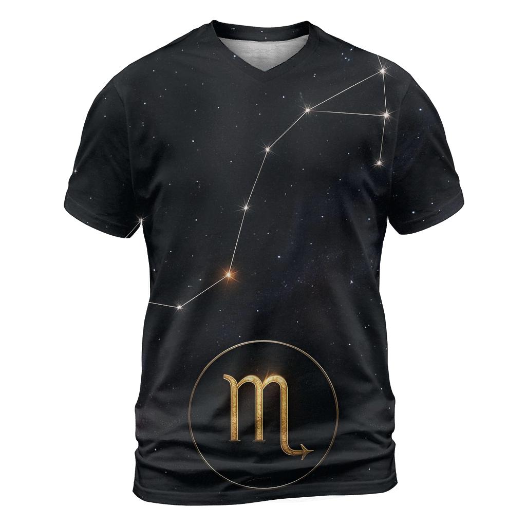 Scorpio Eclipse Constellation Sigil statement graphic shirts