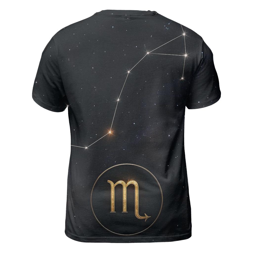 Scorpio Eclipse Constellation Sigil statement graphic shirts