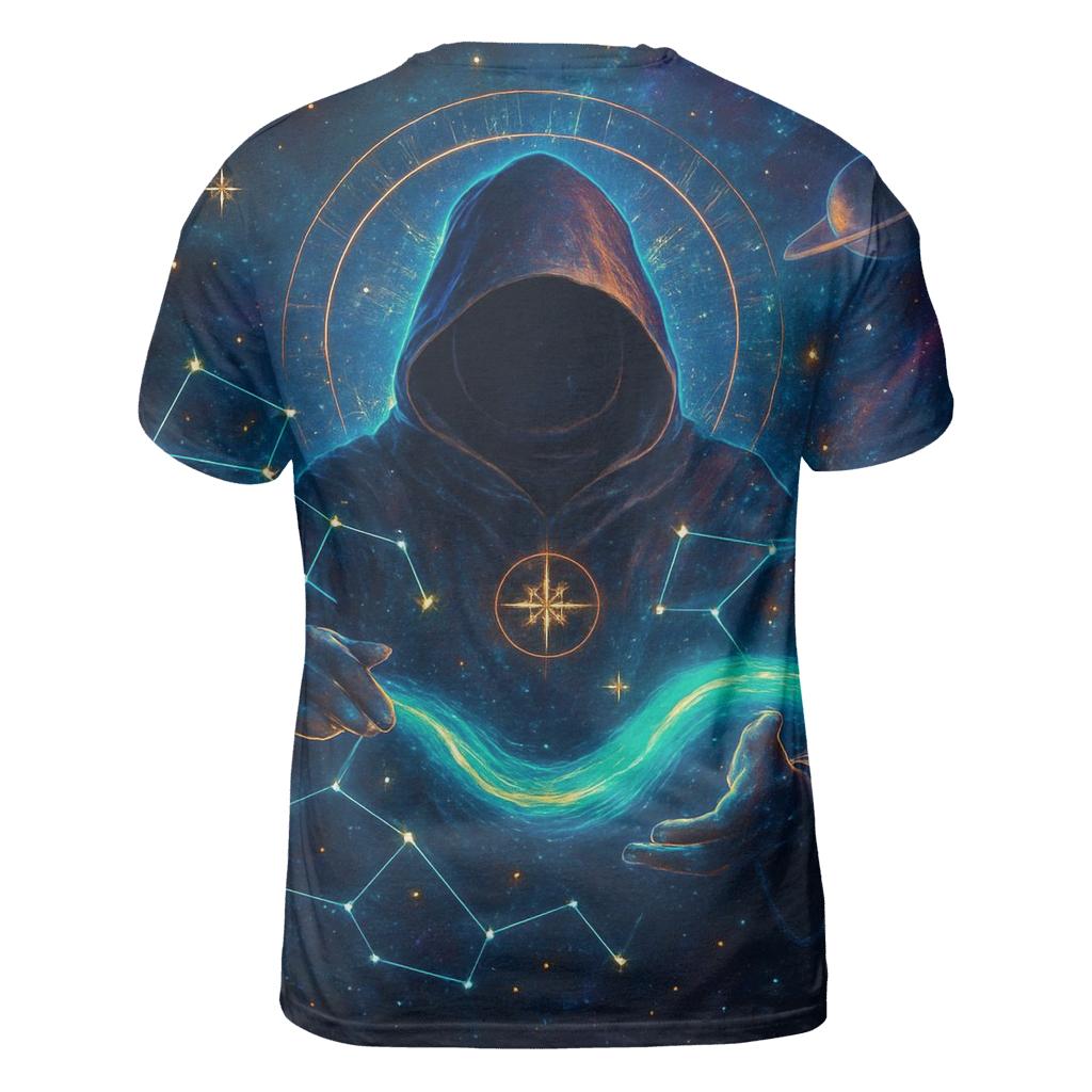 Aurora Loom Of The Star Cartographer creative print fashion shirts