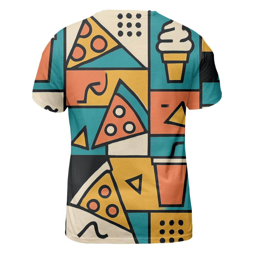 Mall Food Court Memphis Menu custom all-over print shirts