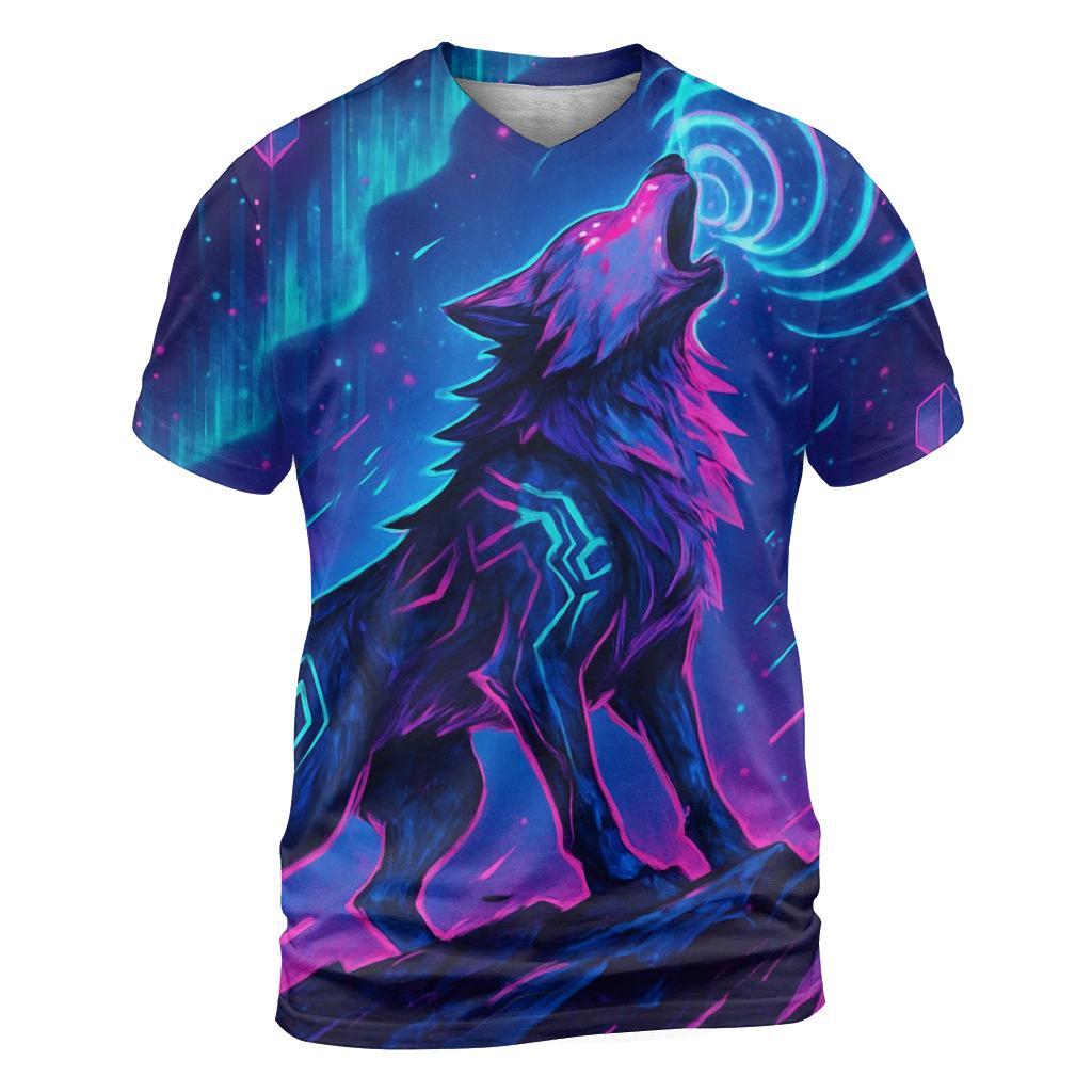 Aurora Circuit Howl statement graphic shirts