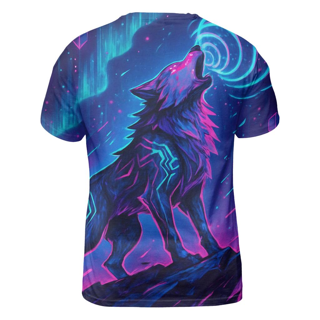 Aurora Circuit Howl statement graphic shirts