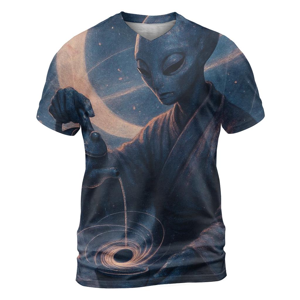 Black Hole Tea Ceremony On The Event Horizon personalized full print shirts
