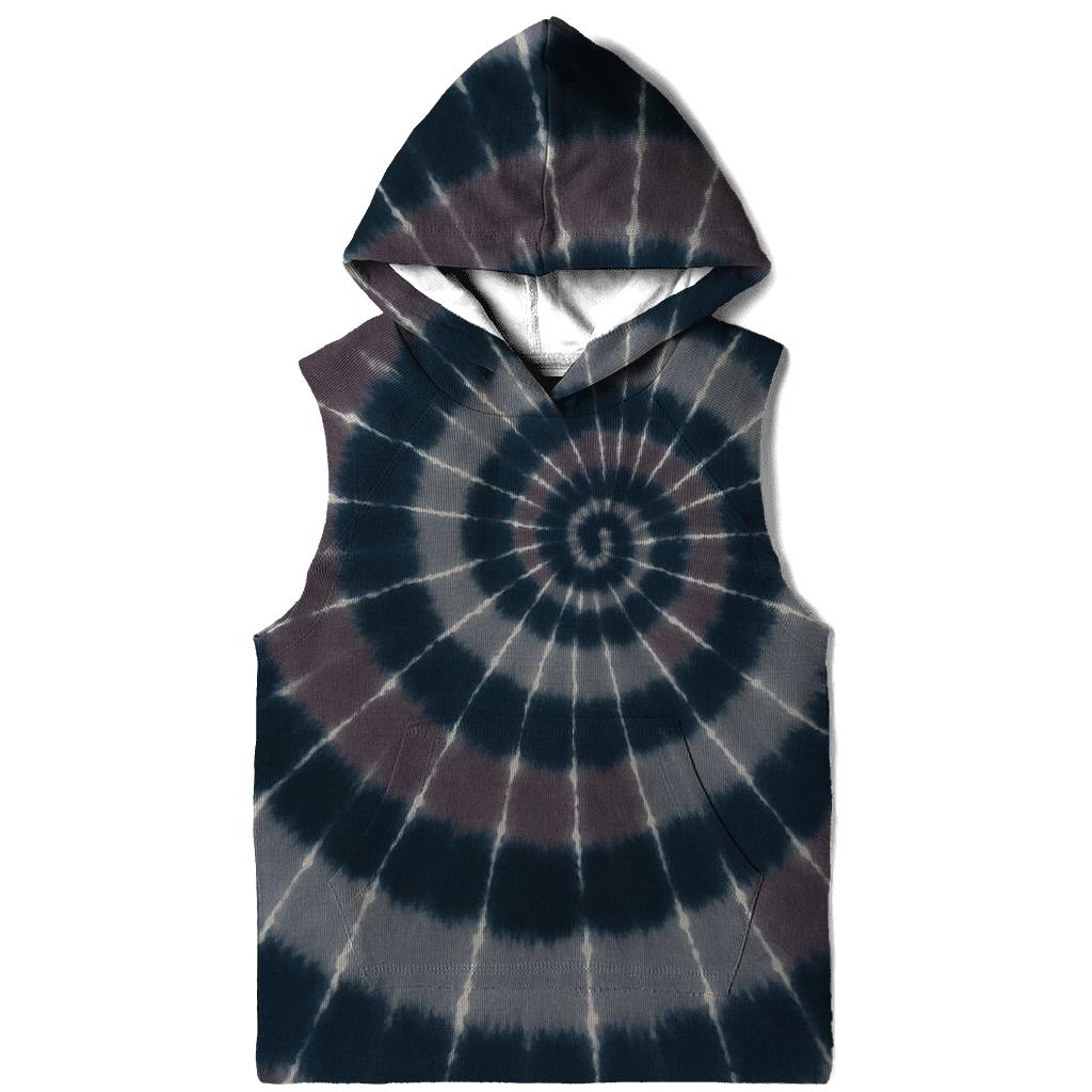Lunar Eclipse Spiral Overdye pullover hoodies