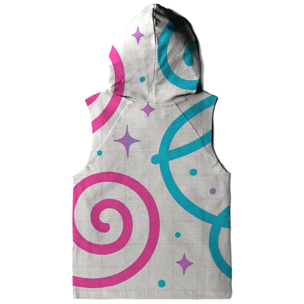 Roller Rink Neon Swirl graphic hoodies