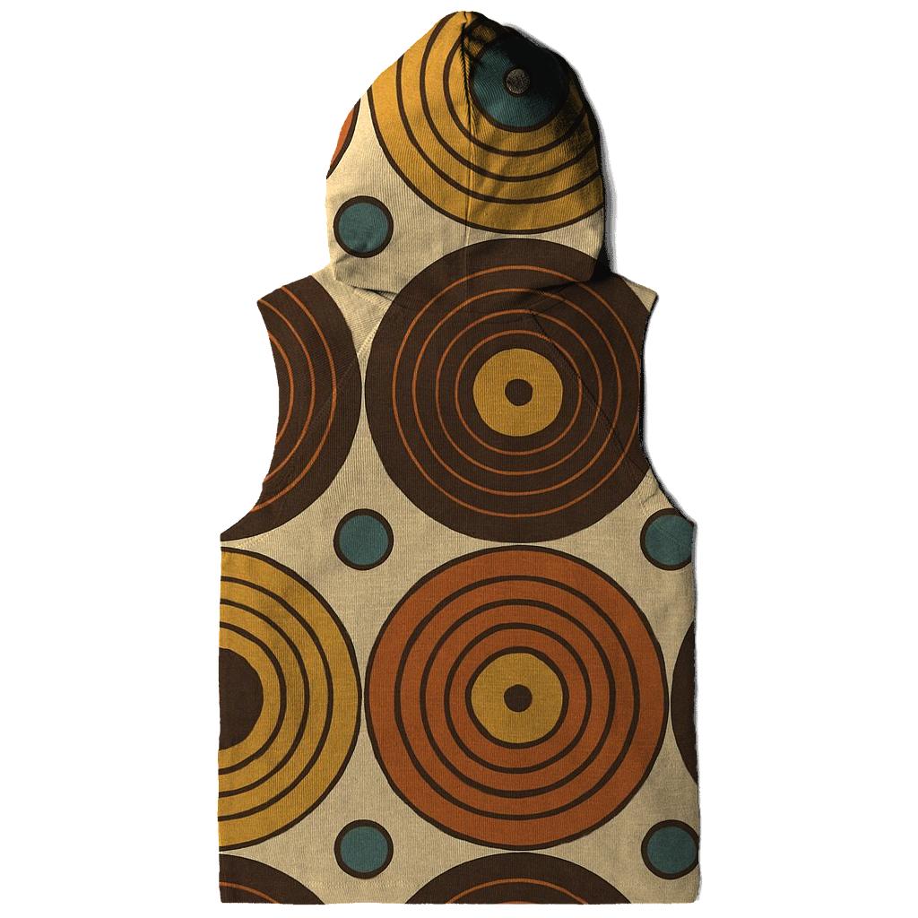 Vinyl Record Ripple Grid heavyweight hoodies