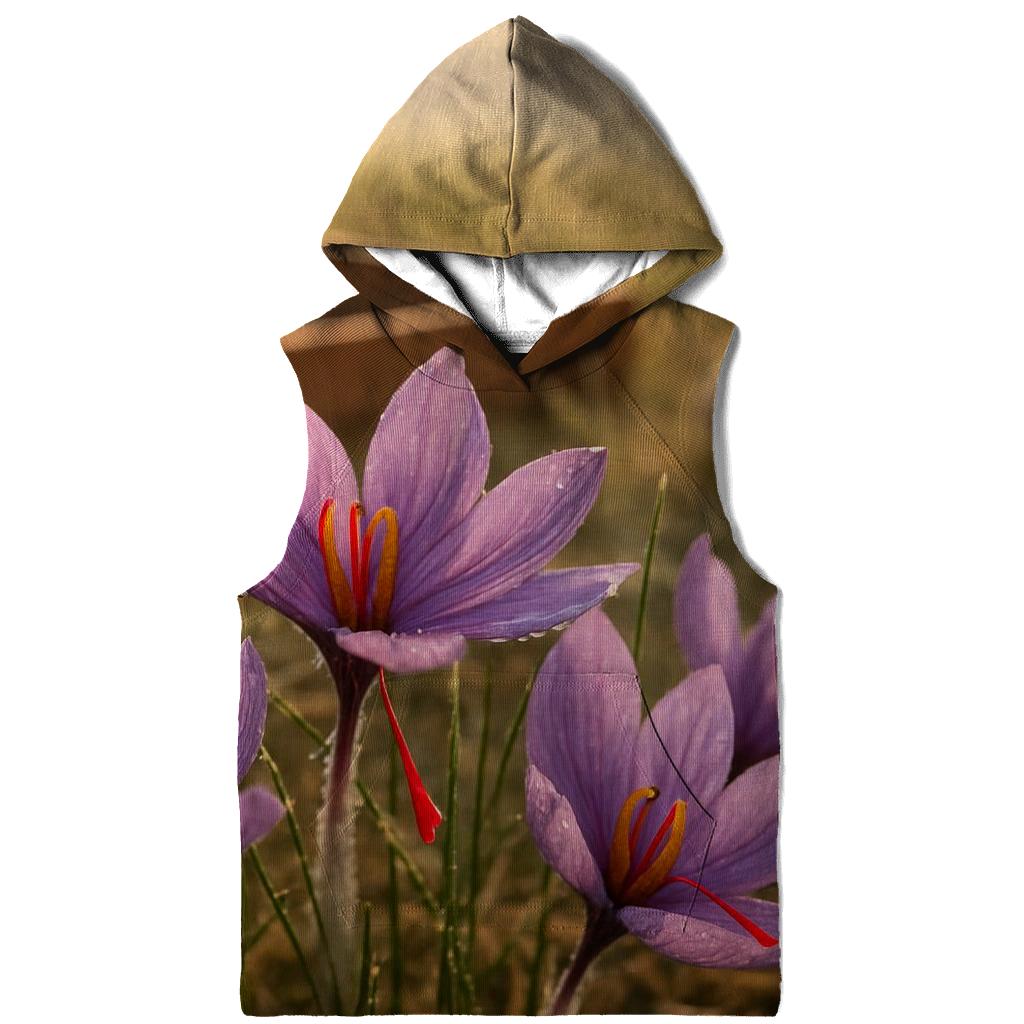 Saffron Crocus After Dawn In A Kashmir Field hoodie trends