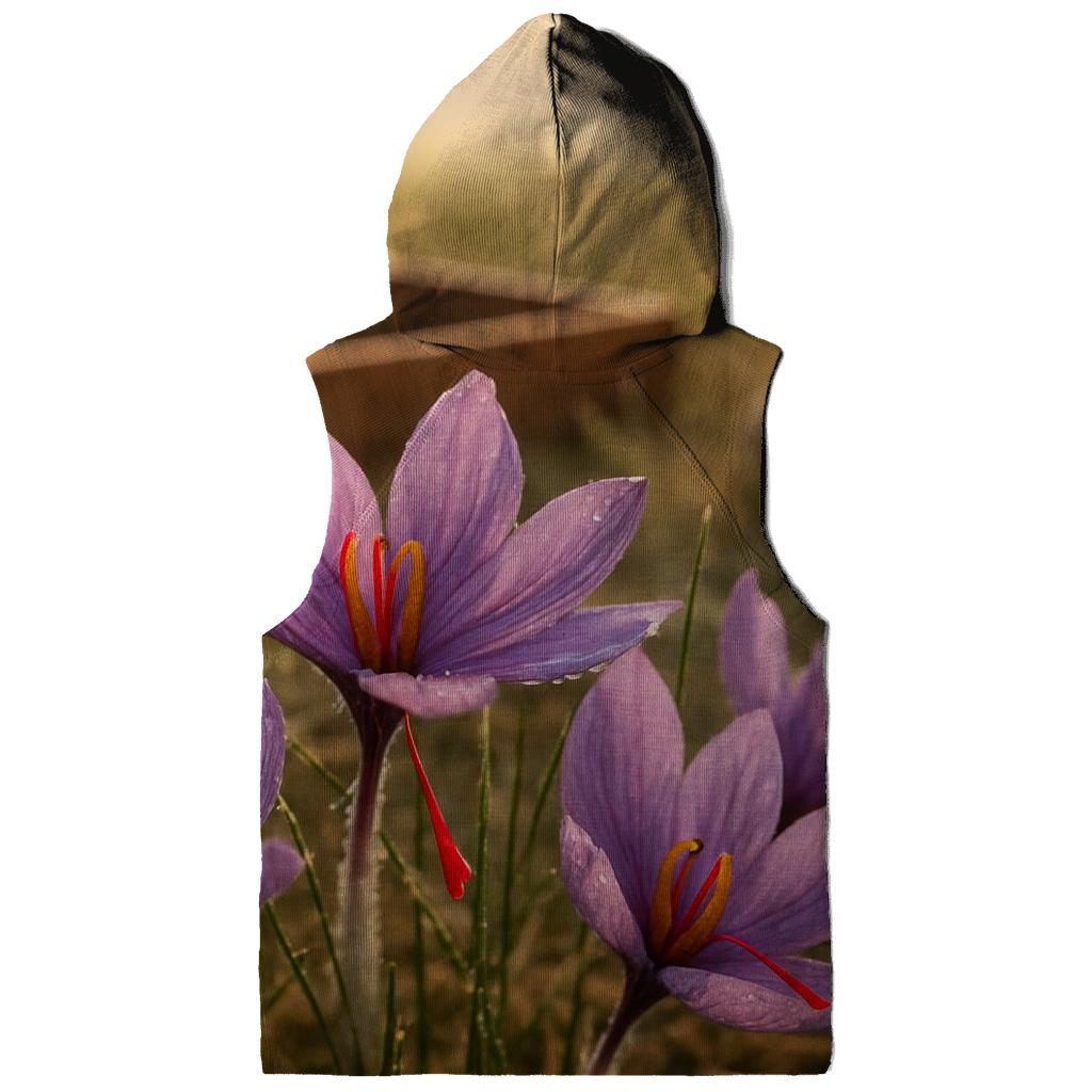 Saffron Crocus After Dawn In A Kashmir Field hoodie trends