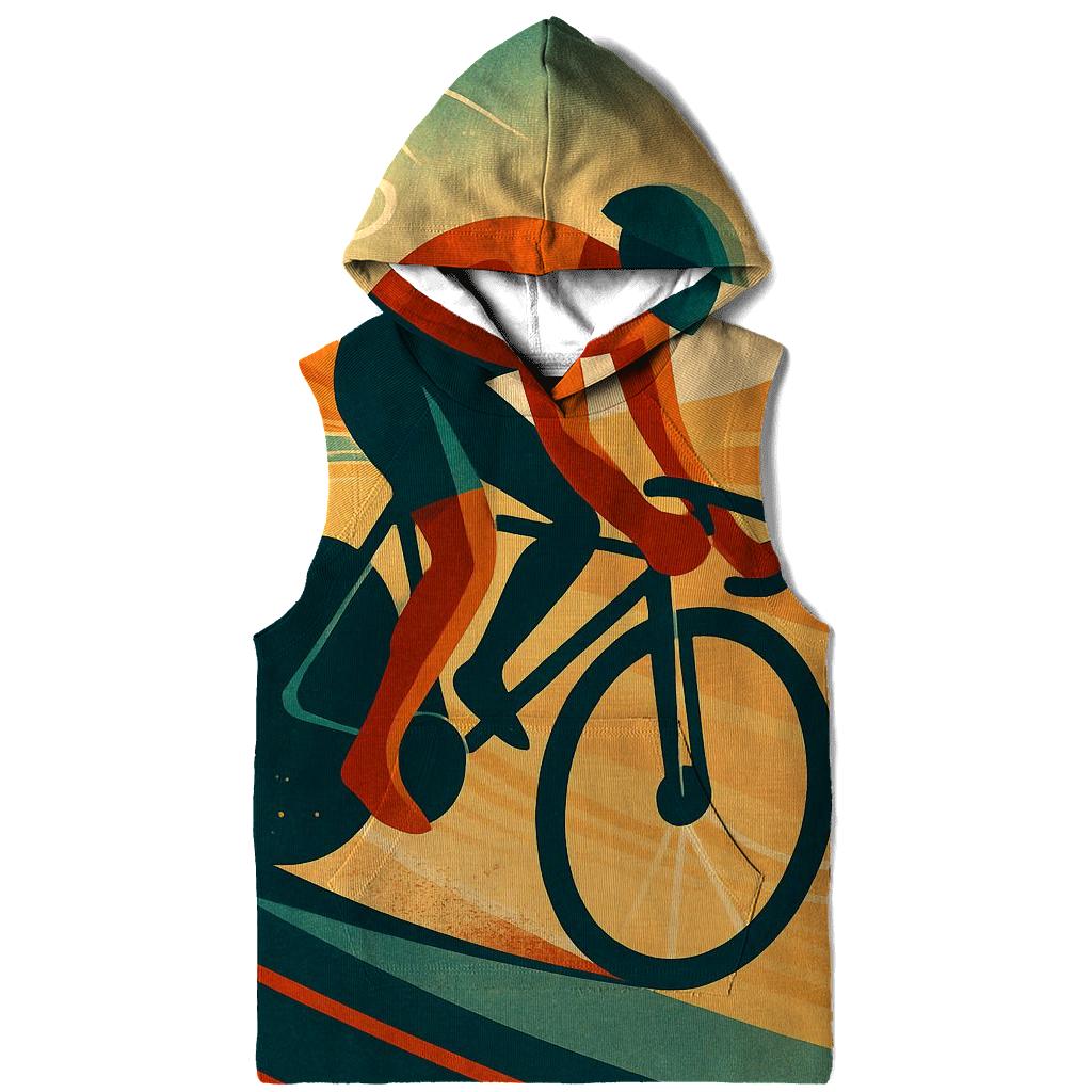 Desert Velodrome Wind Lines custom hoodies