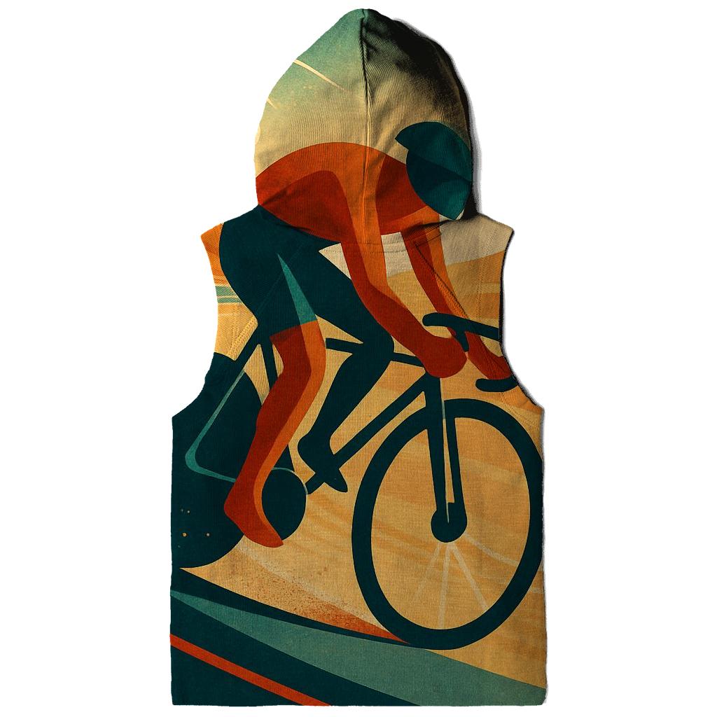 Desert Velodrome Wind Lines custom hoodies