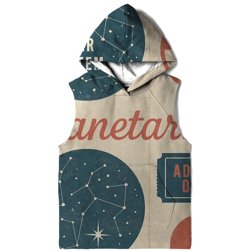Mid Century Planetarium Brochure Collage Print hoodies fashion