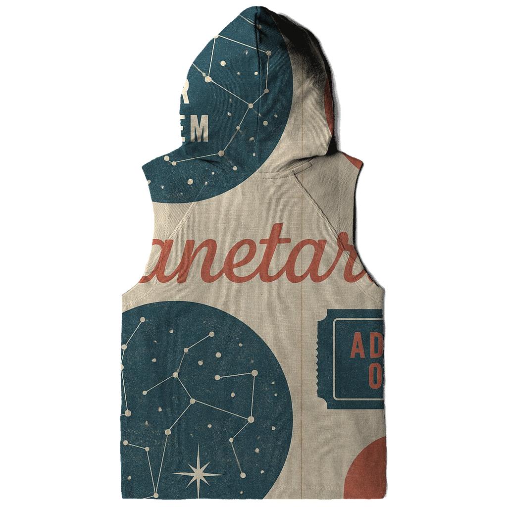 Mid Century Planetarium Brochure Collage Print hoodies fashion