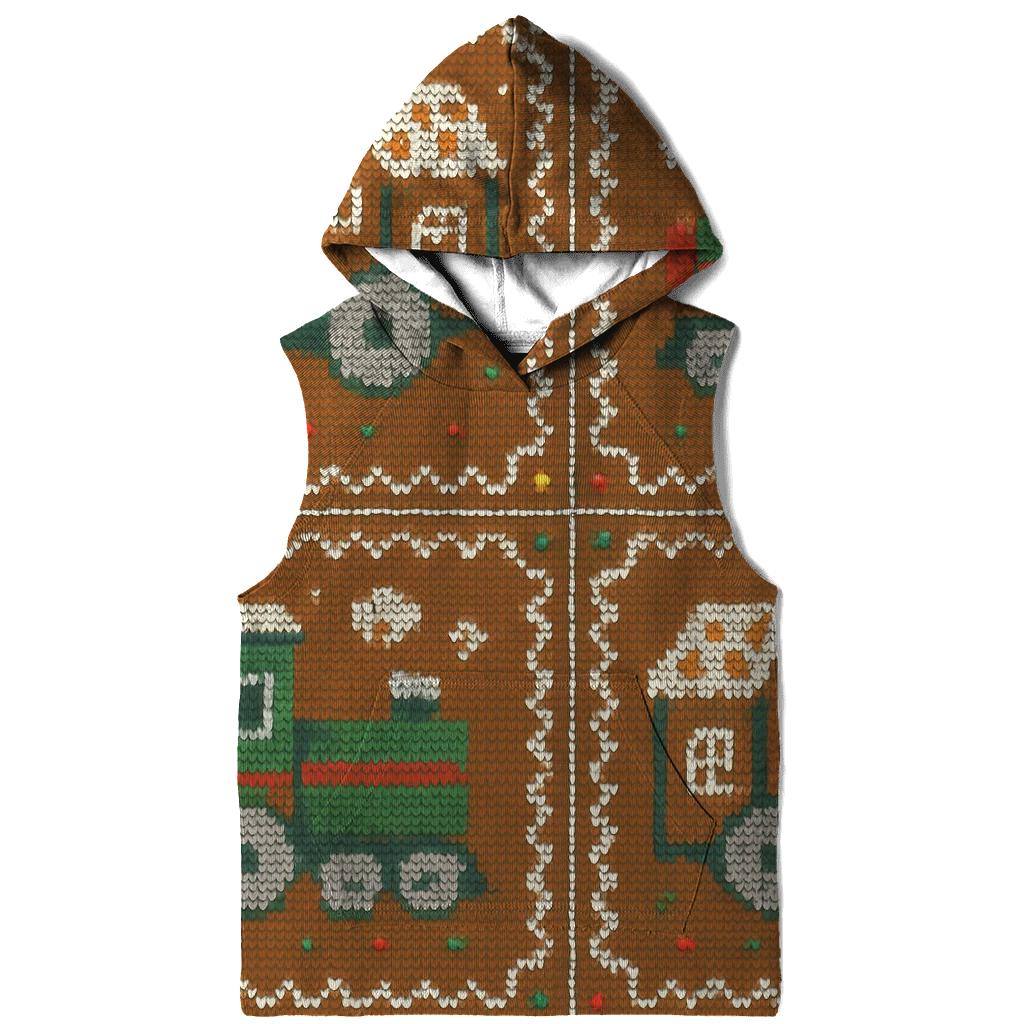 Toy Train Gingerbread Loop Design hoodie trends
