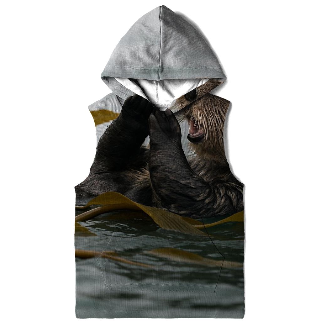 Kelp Forest Pivot Sea Otter heavyweight hoodies