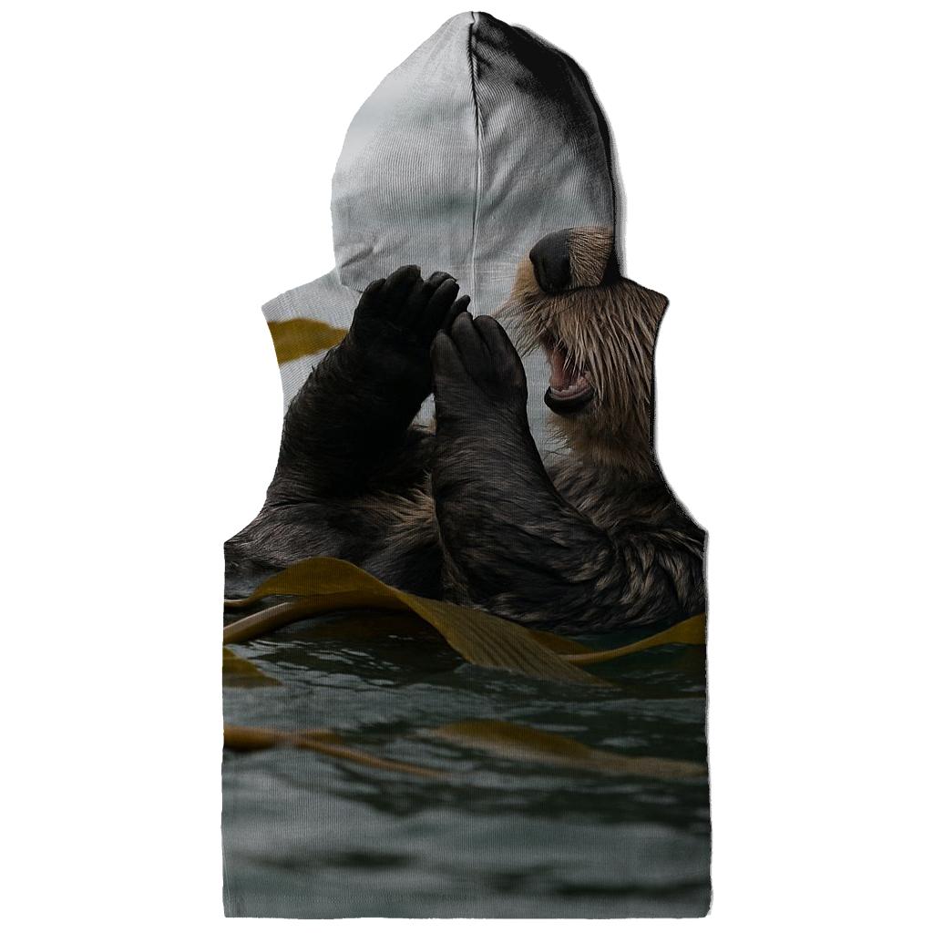Kelp Forest Pivot Sea Otter heavyweight hoodies