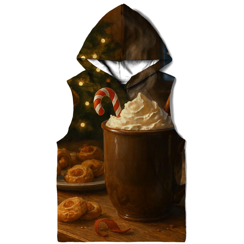 Sugarplum Kitchen Hearth With Midnight Tree Glow zip-up hoodies