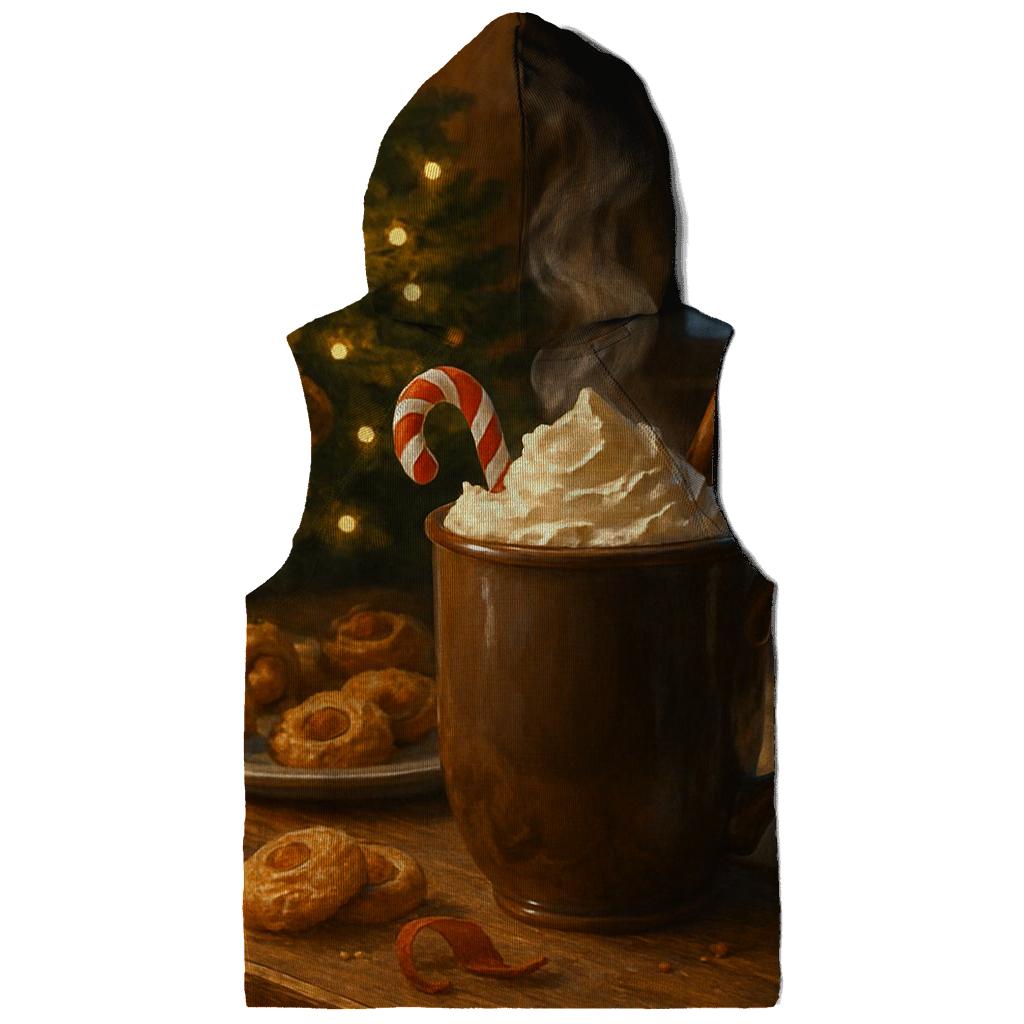 Sugarplum Kitchen Hearth With Midnight Tree Glow zip-up hoodies