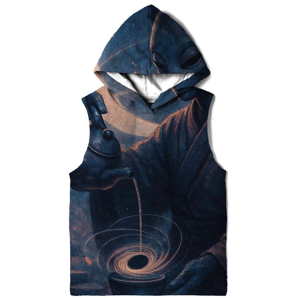 Black Hole Tea Ceremony On The Event Horizon pullover hoodies