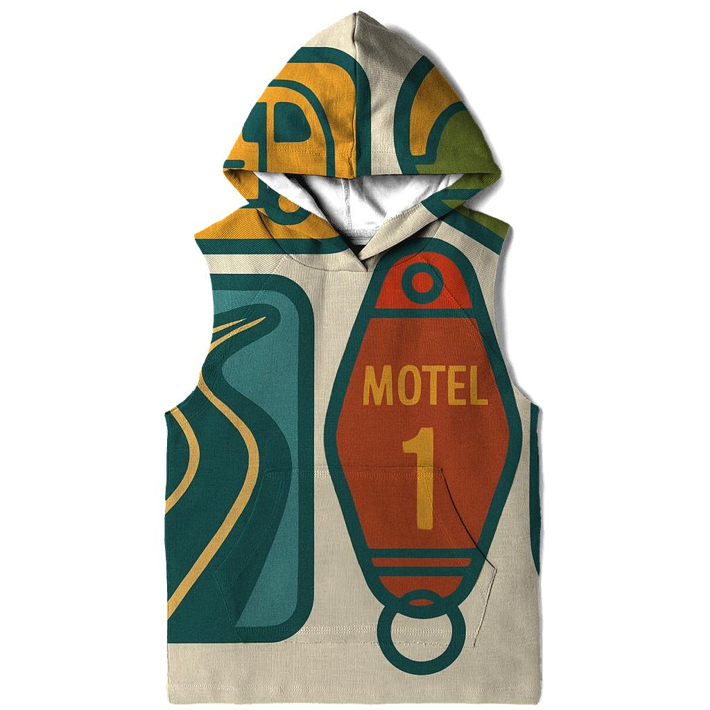 Groovy Road Trip Badge Collage hoodie styles