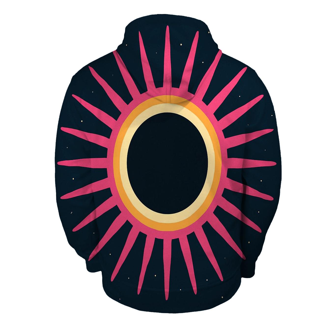 Eclipse Corona Petal Array premium hoodies