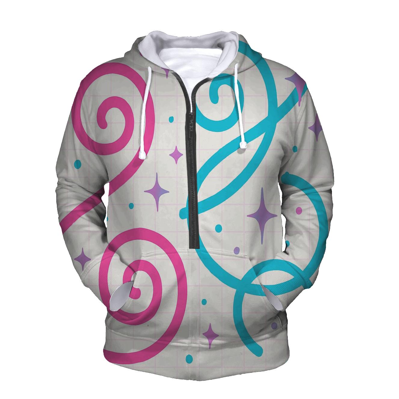Roller Rink Neon Swirl hoodie styles
