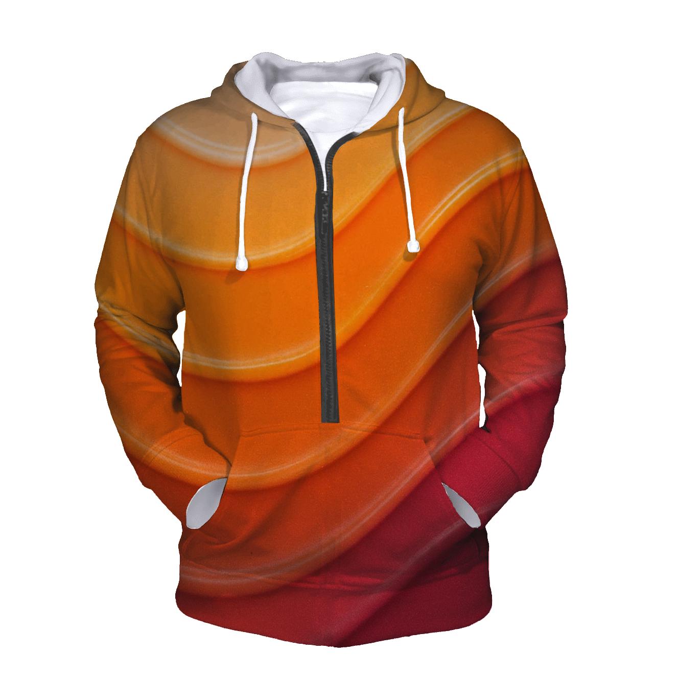 Molten Orchard Gradient Flow pullover hoodies