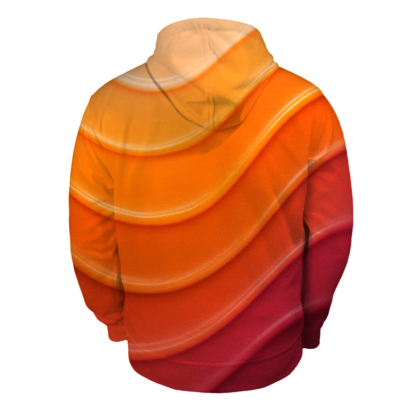 Molten Orchard Gradient Flow pullover hoodies